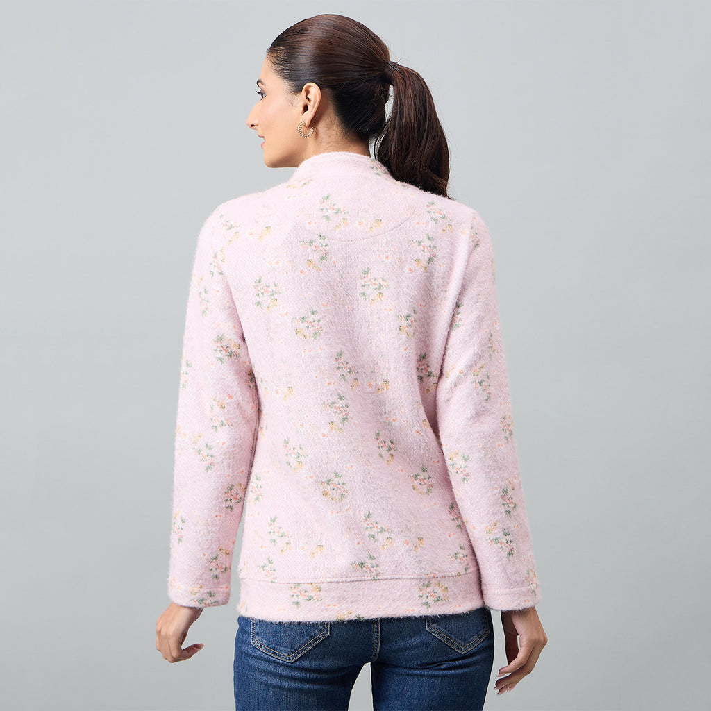 Duke Urban Women Full Zip Regular Sweatshirt (LFX976)