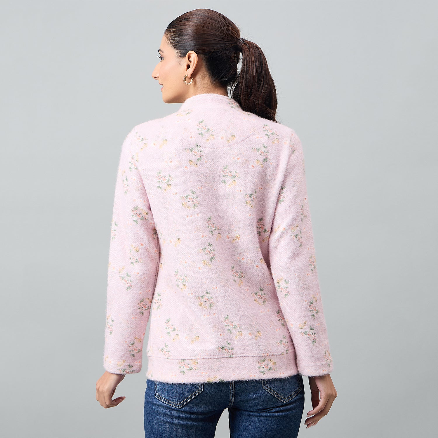 Duke Urban Women Full Zip Regular Sweatshirt (LFX976)