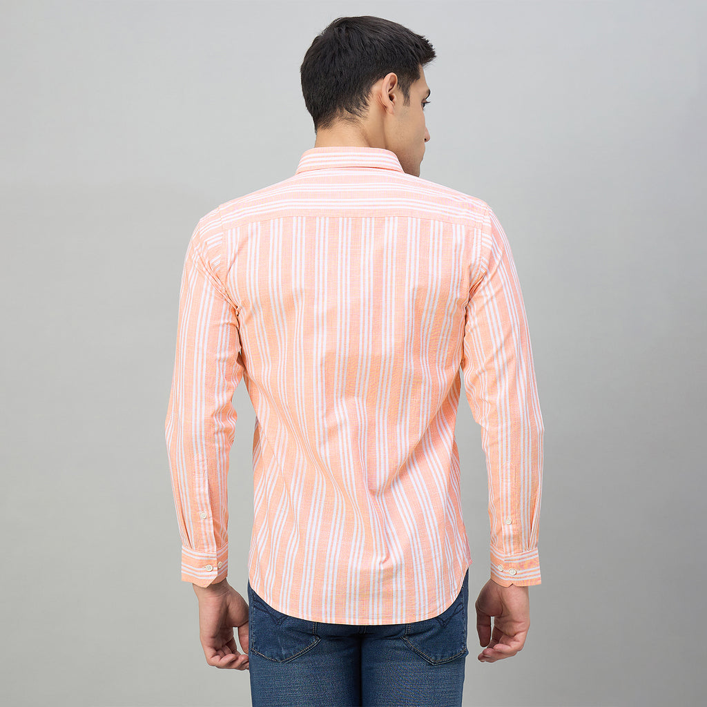 Duke Men Slim Fit Full Sleeve Short Style Cotton Shirt (SDO9STG)