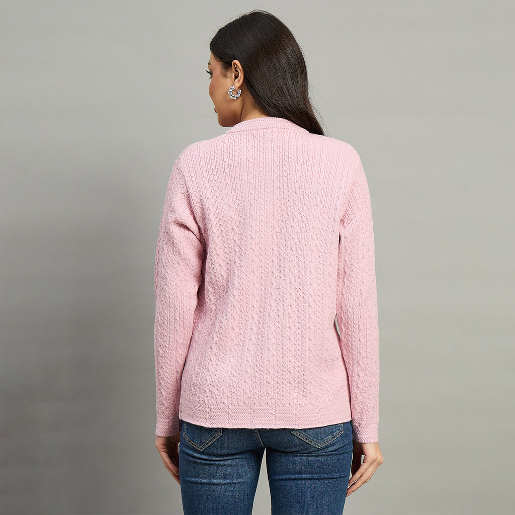 Duke Urban Women Full Sleeve Front Open Regular Fit Sweater (SDS1417)