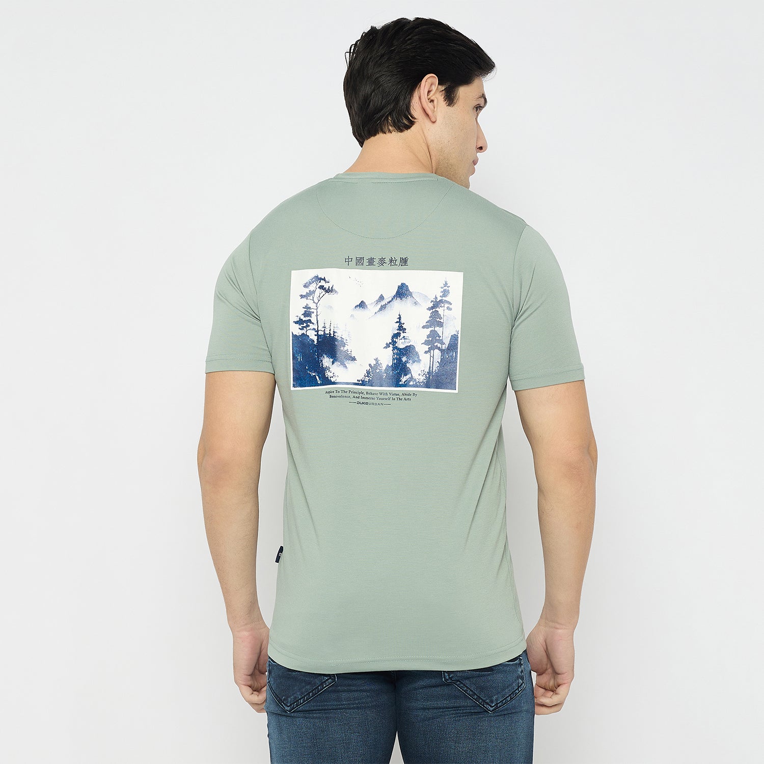 Duke Urban Men Half Sleeve Cotton Tshirt (LF7423)
