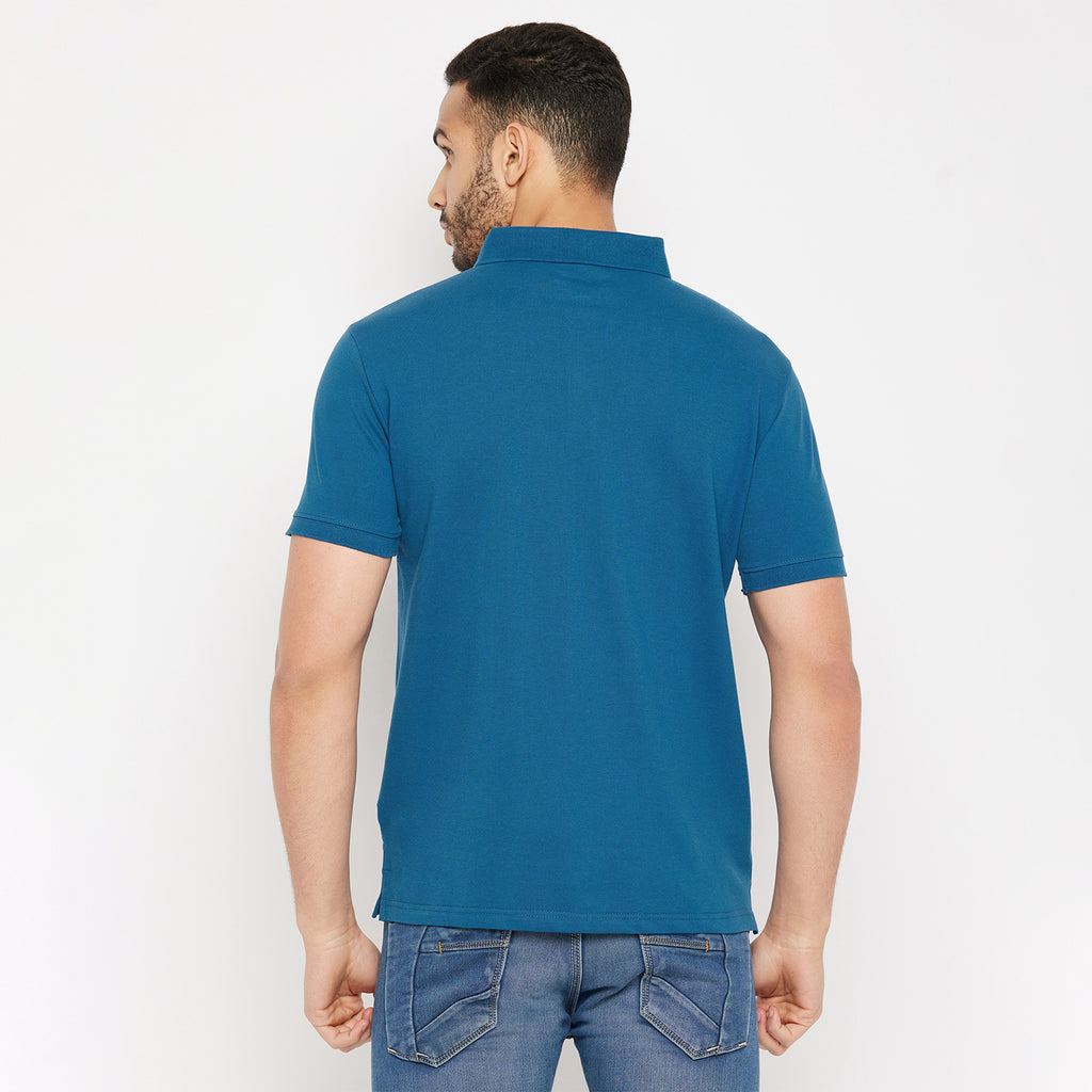 Duke Stardust Men Half Sleeve Polo Neck Cotton T-shirt (3920)