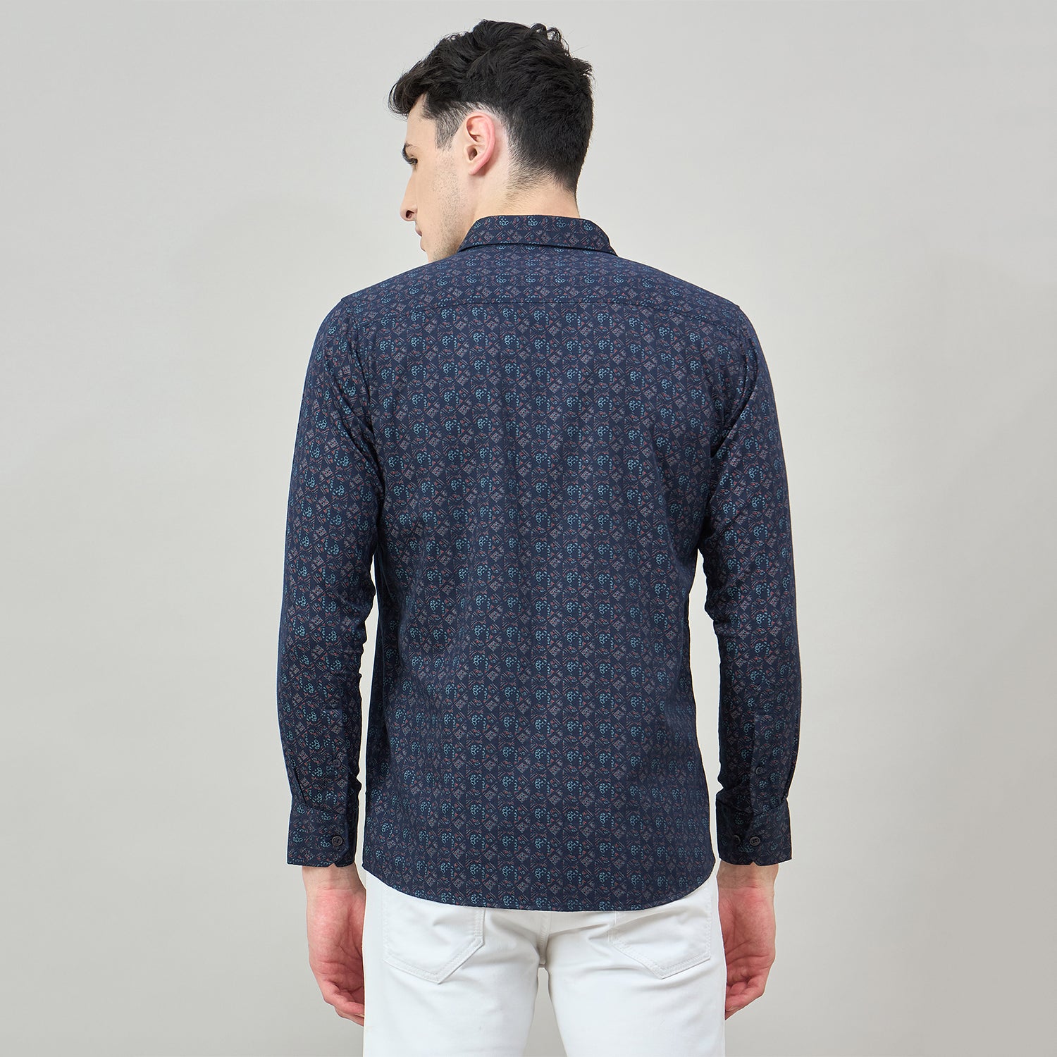 Duke Urban Men Full Sleeve Cotton Shirt (SDO8PRAY)