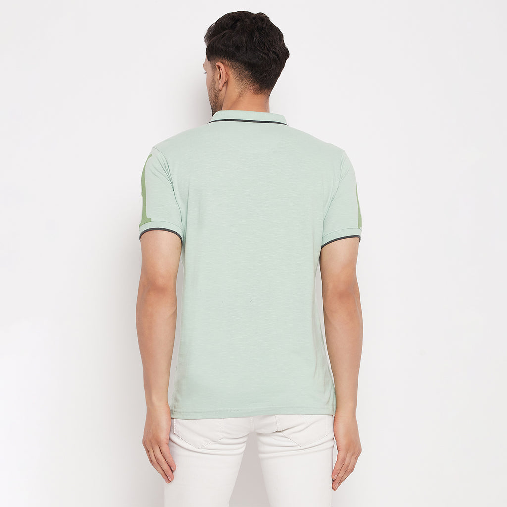 Duke Urban Men Half Sleeve Polo Neck Cotton T-shirt (LF5782)