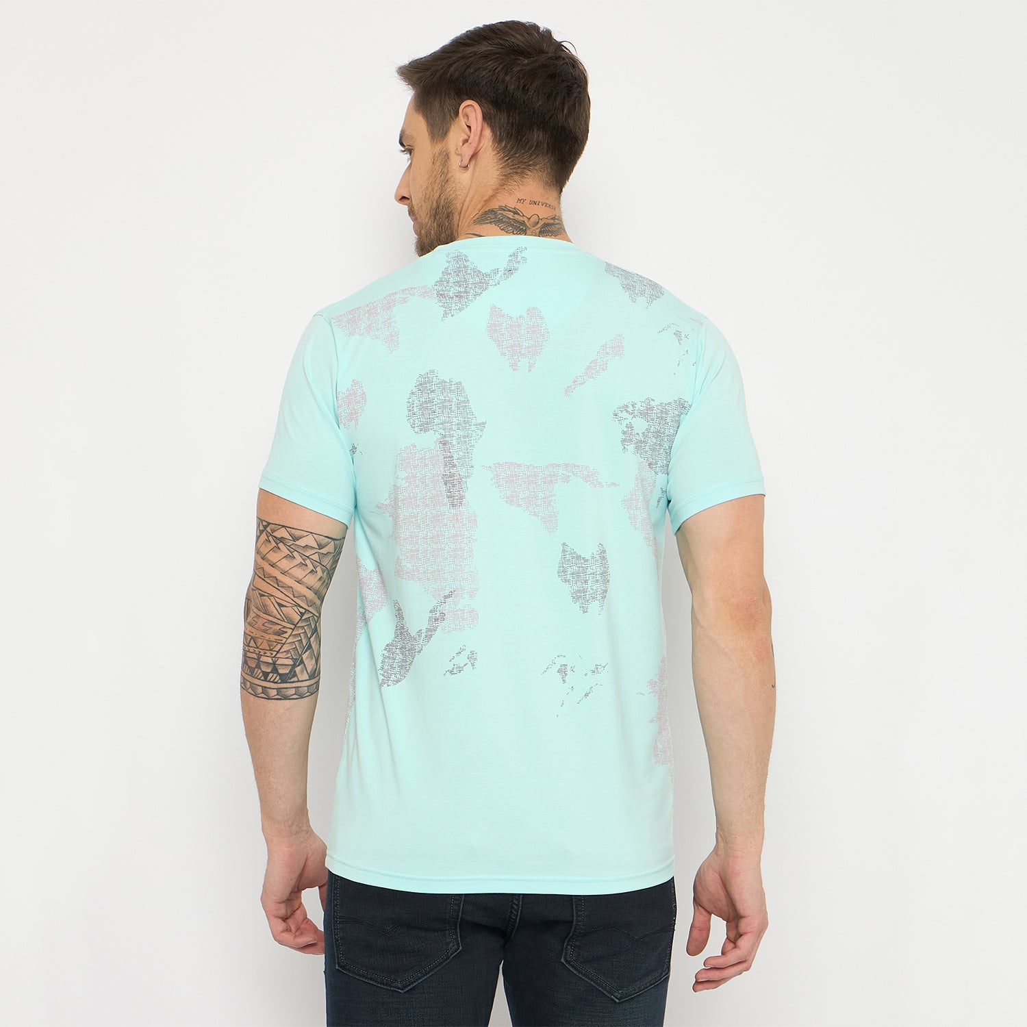 Duke Urban Men Half Sleeve Cotton Tshirt (LF7435)