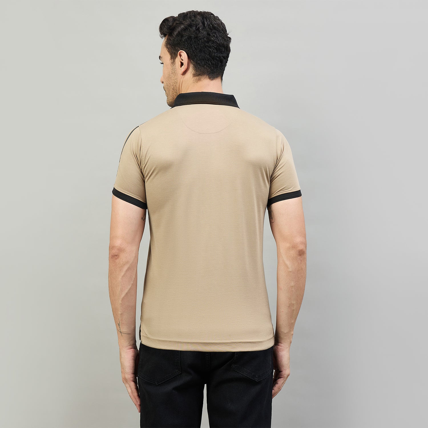 Duke Urban Men Half Sleeve Cotton Smart Fit Casual T-shirt (LF7896)