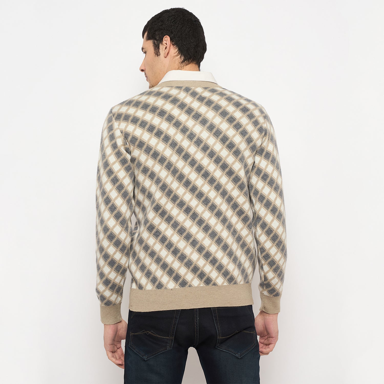 Duke Urban Men Full Sleeve V Neck Sweater (SDS2269)