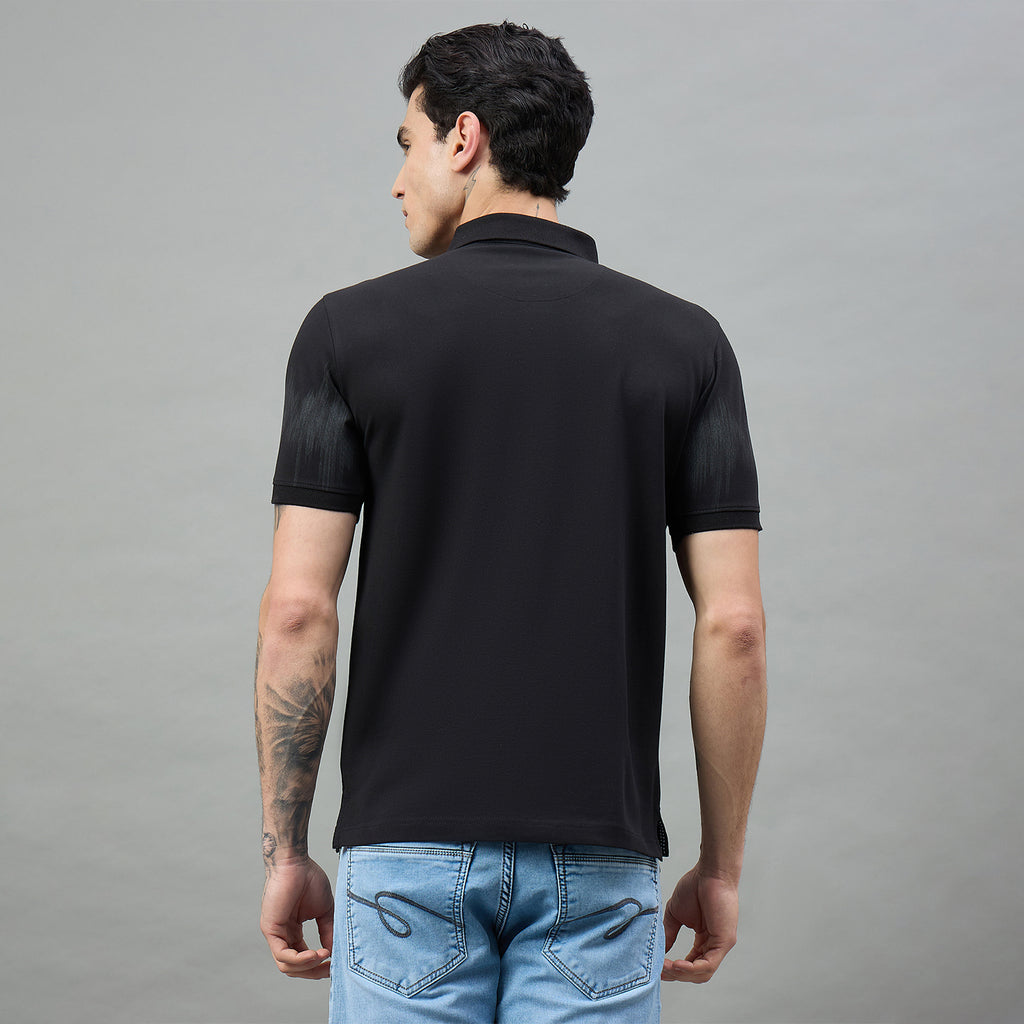 Duke Urban Men Half Sleeve Printed Slim fit Polo T-Shirt (LF7527)