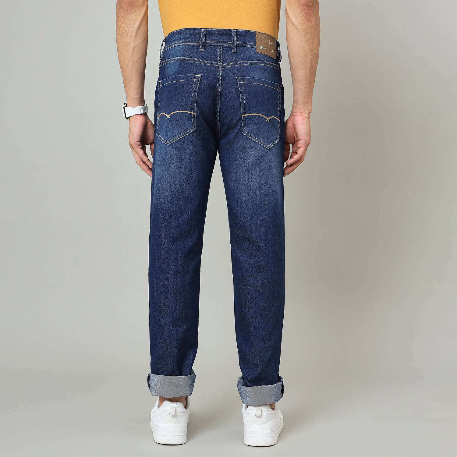 Duke Urban Men Comfort fit Stretchable mid-rise jeans (OND5900C)