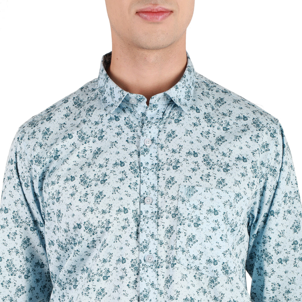 Duke Stardust Men Full Sleeve Cotton Shirt (SDO7PRTH)