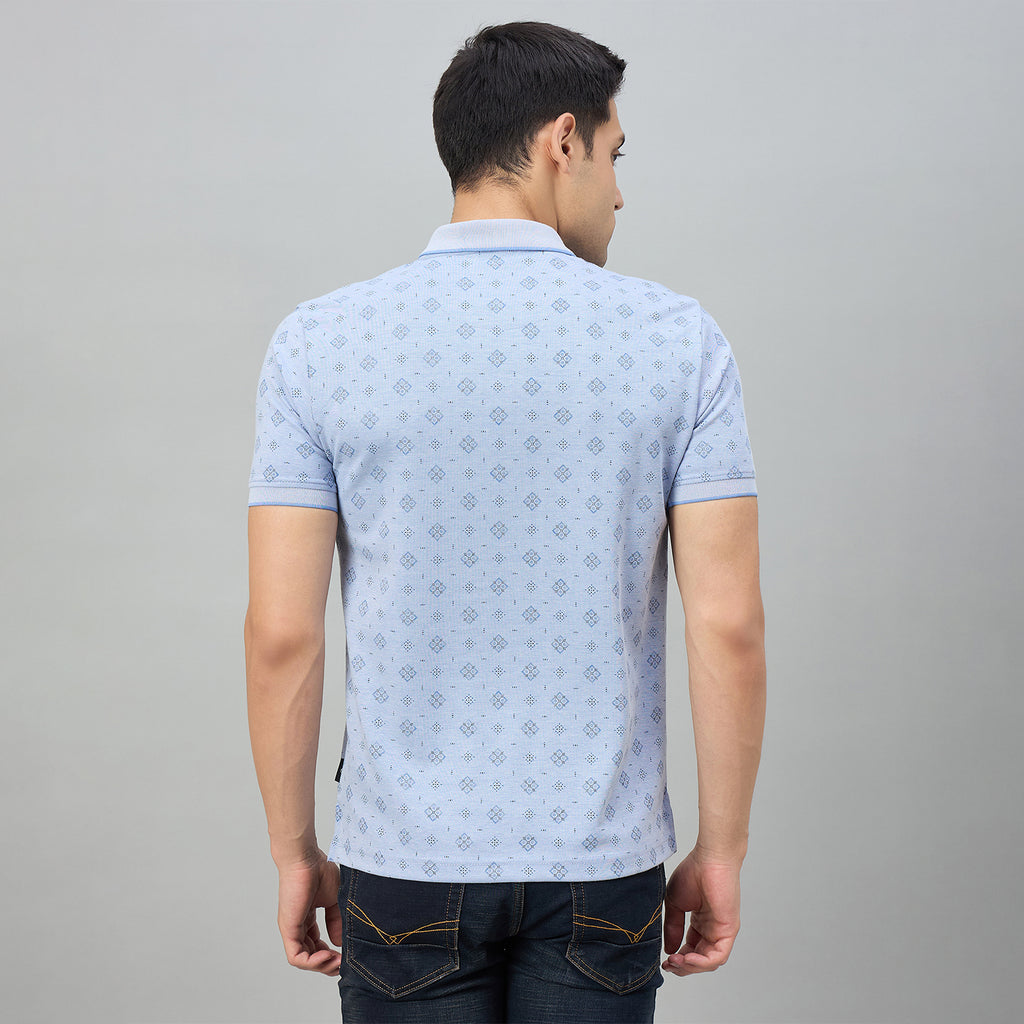 Duke Men Half Sleeve Cotton Regualr Fit Casual T-shirt (LF7995)