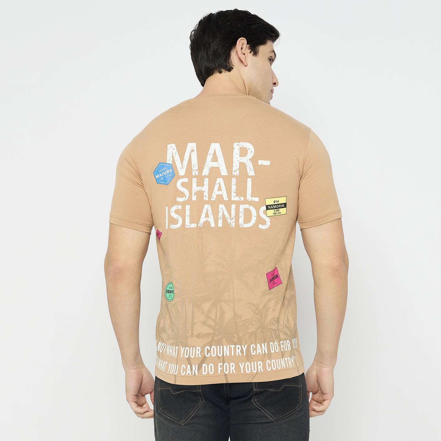 Duke Urban Men Half Sleeve Cotton Tshirt (LF7158)