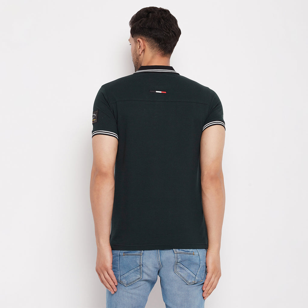 Duke Stardust Men Polo Neck Half Sleeve Cotton T-shirt (LF5855)