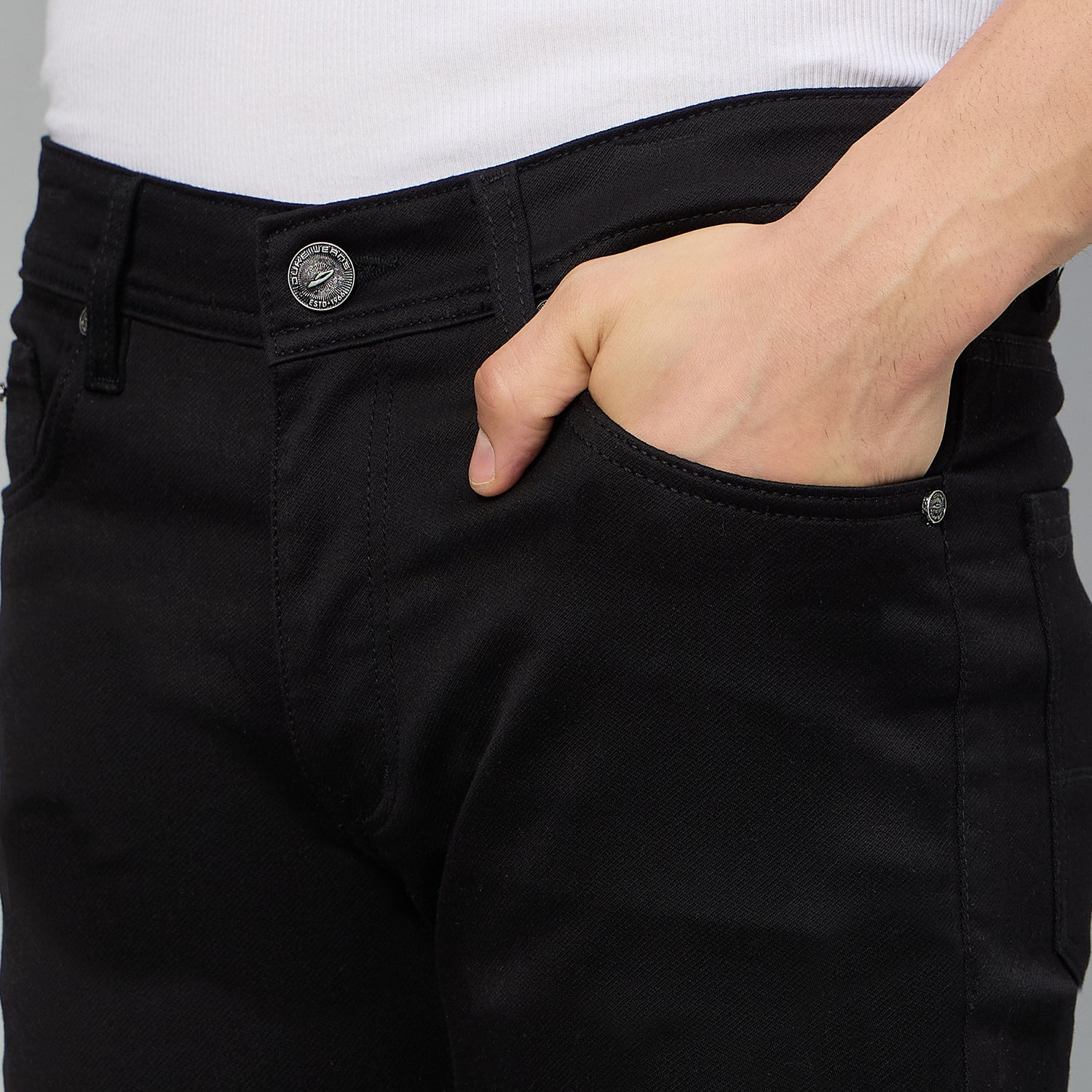 Duke Men Slim Fit Stretchable Jeans (SDD9234S)