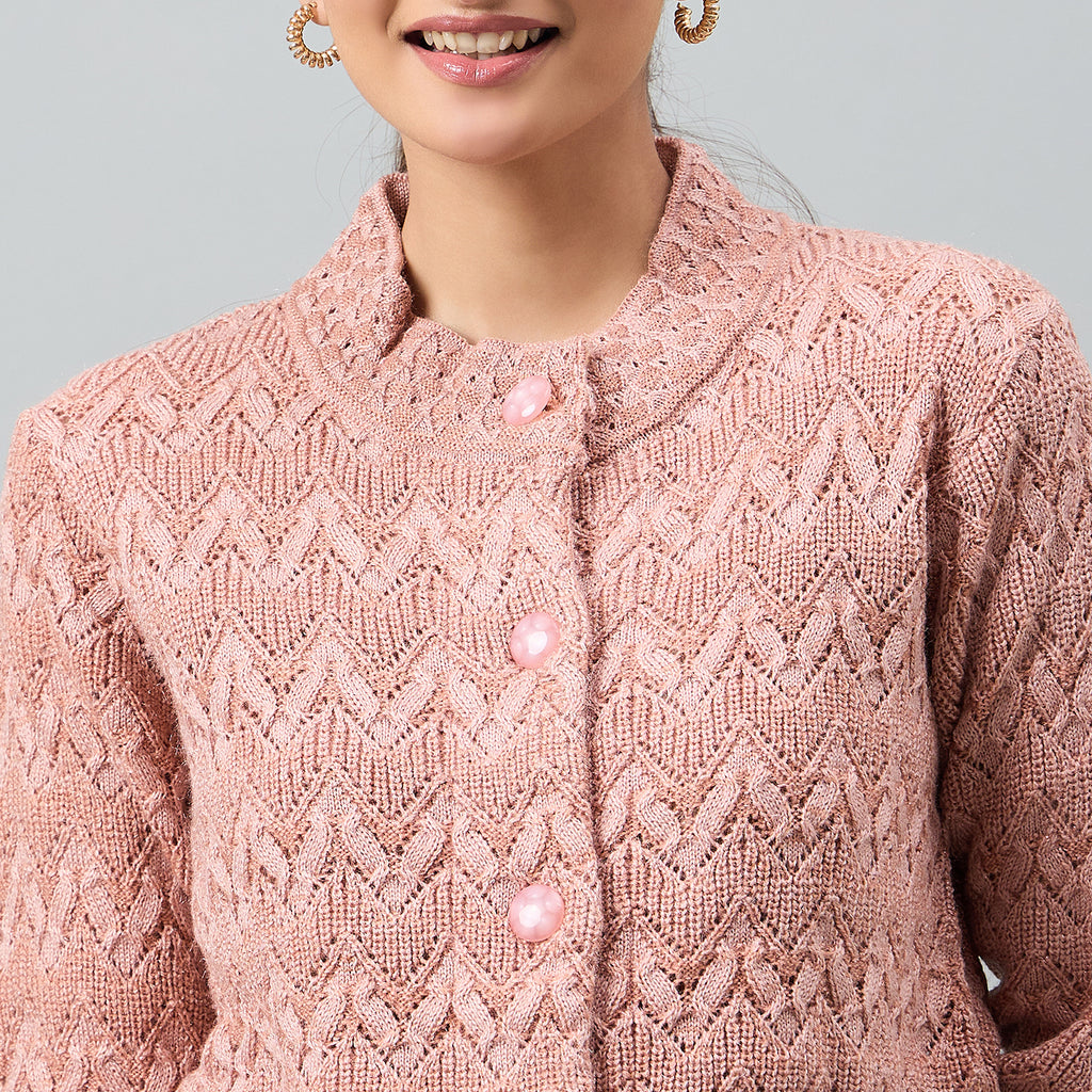 Duke Urban Women Full Sleeve Front Open Regular Cardigan (SDS1367R)
