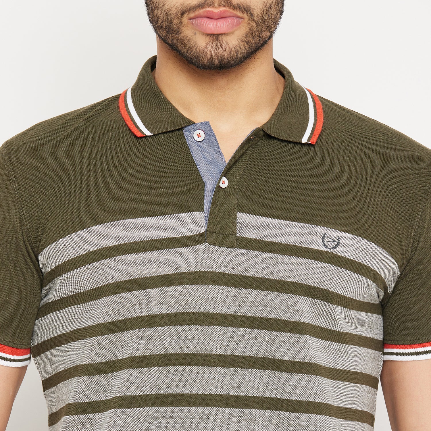 Duke Stardust Men Half Sleeve Polo Neck Cotton T-shirt (3994)
