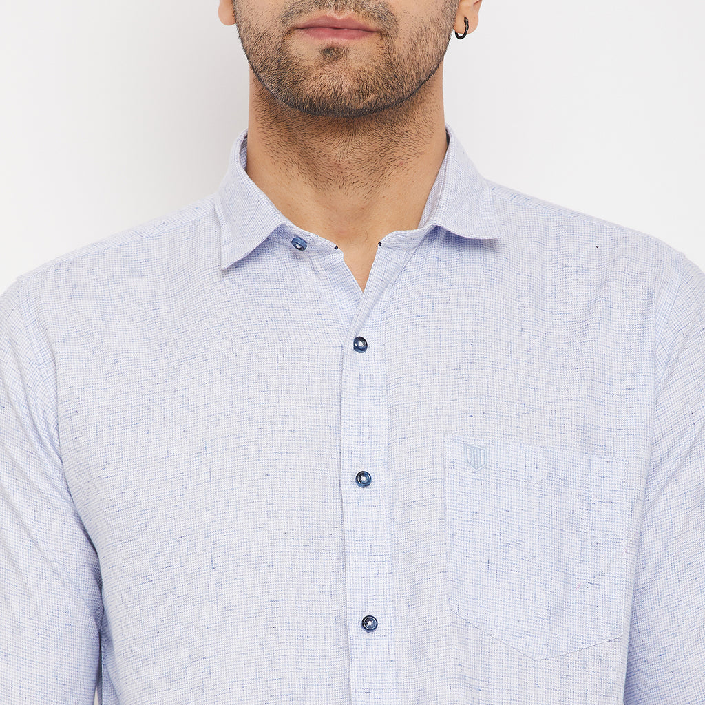 Duke Men Stardust Cotton Full Sleeve Shirt (SDO8PCDL)