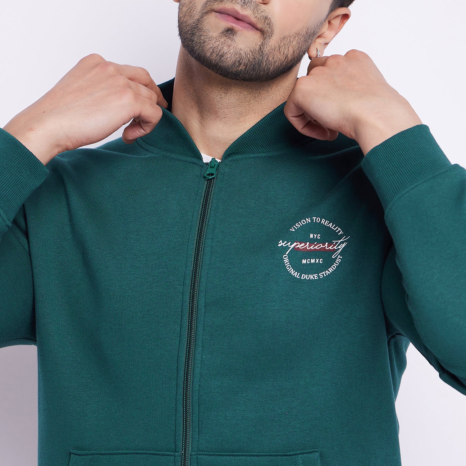 Duke Urban Men Zipper Sweatshirt (LF6294)