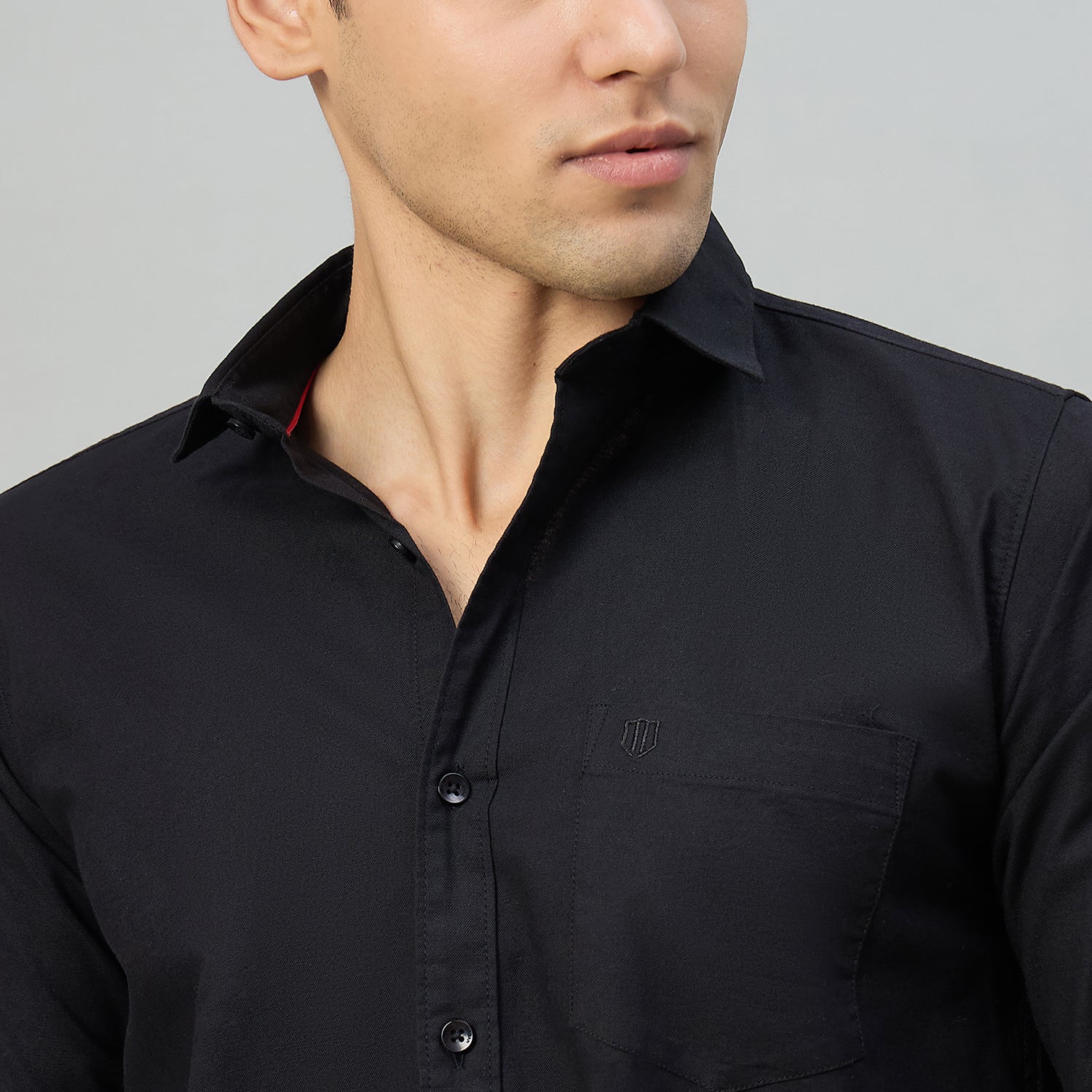 Duke Men Slim Fit Full Sleeve Short Style Cotton Shirt (SDO8PLOF)