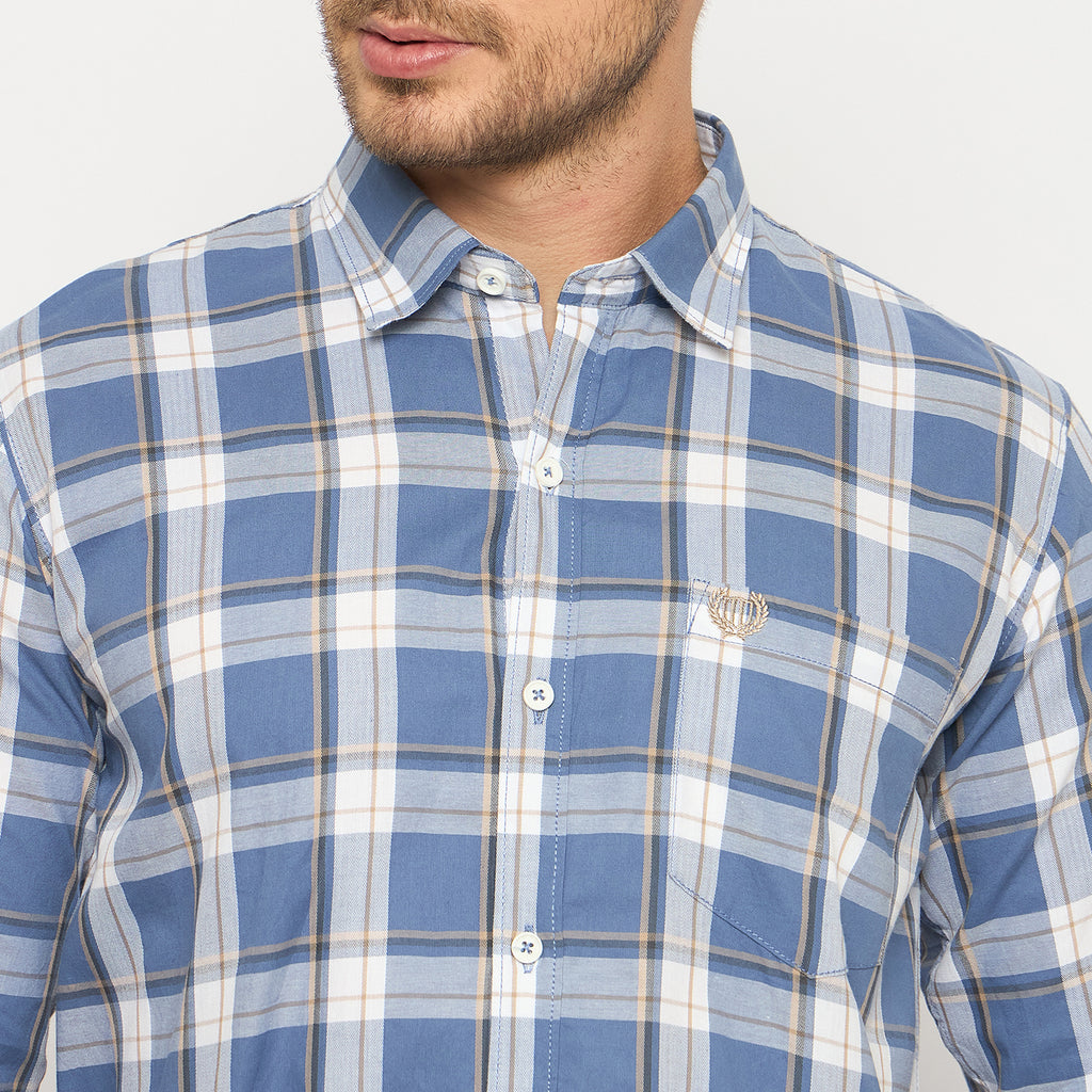 Duke Men Full Sleeve Cotton Shirt (SDO6CHB)