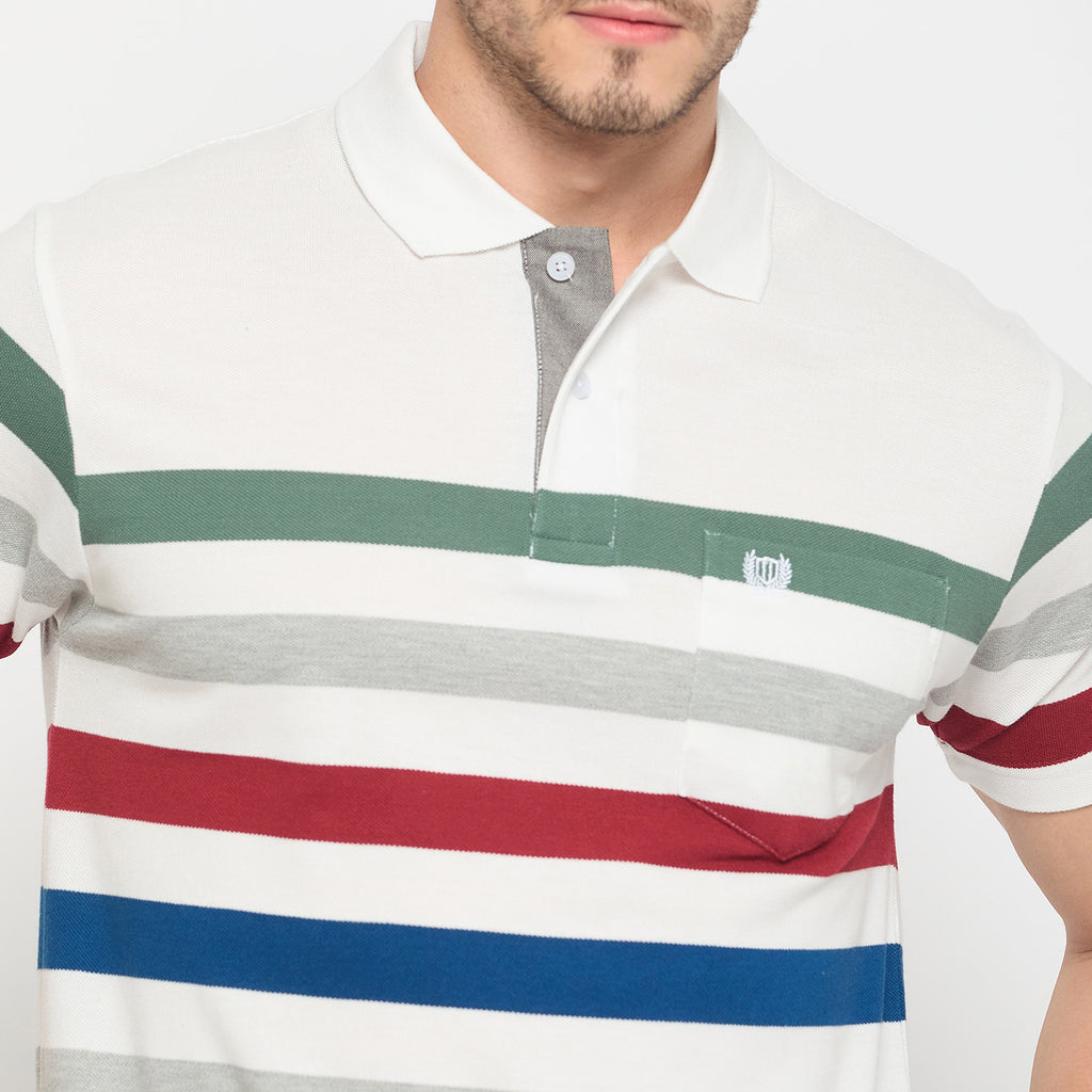 Duke Stardust Men Half Sleeve Cotton T-shirt (LF7278)
