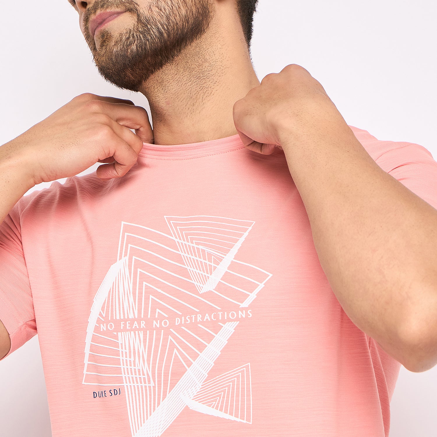 Duke Stardust Men Half Sleeve Cotton T-shirt (LF5816)