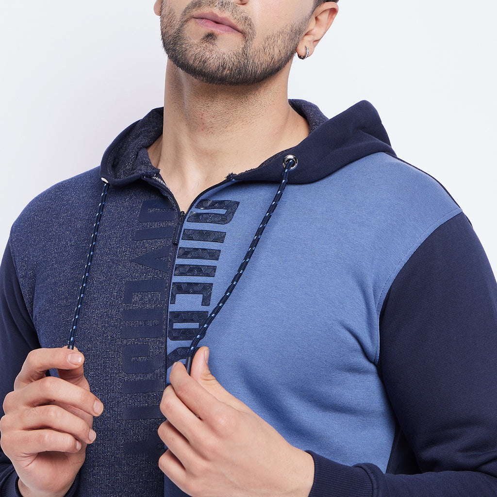 Duke Urban Men Half Zip Hooded Sweatshirt (LF6251)