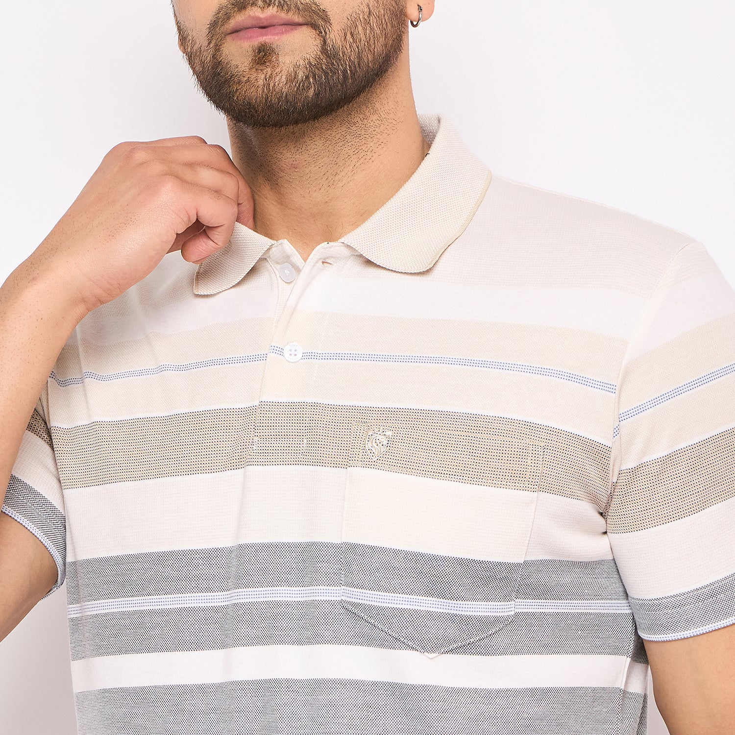 Duke Stardust Men Half Sleeve Cotton T-shirt (LF7255)