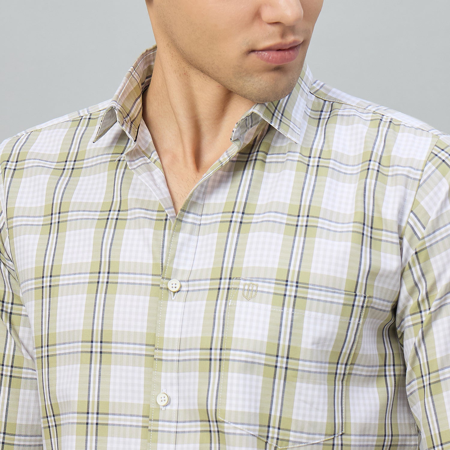 Duke Men Slim Fit Full Sleeve Oxford Cotton Shirt (SDO5CKDE)