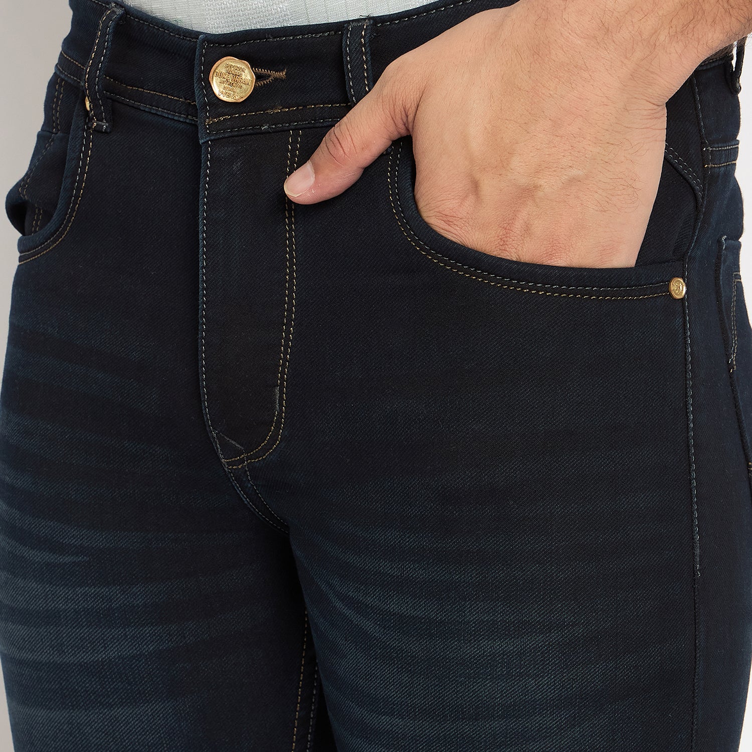 Duke Urban Men Smart Fit Stretchable Jeans (SDD5888N)