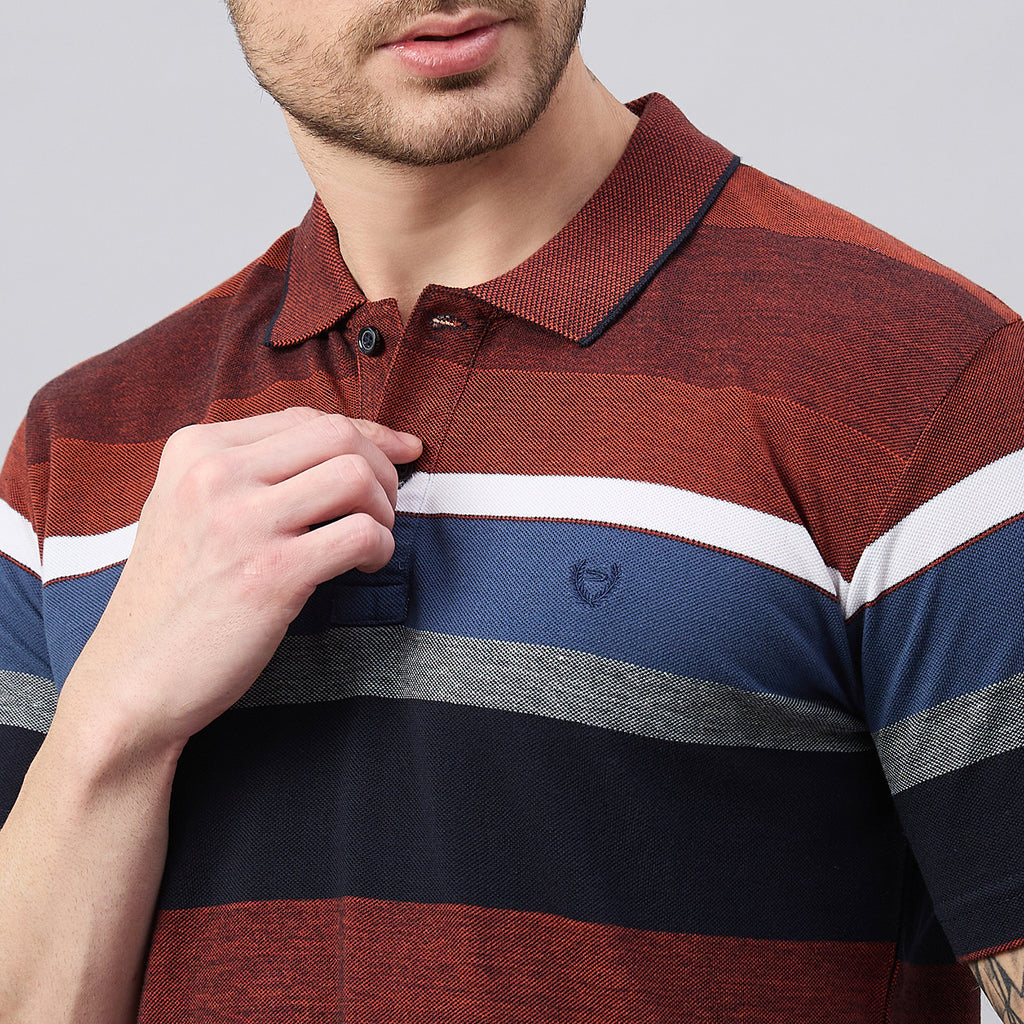 Duke Urban Men Half Sleeve Cotton Polo Tshirt (ON1427)