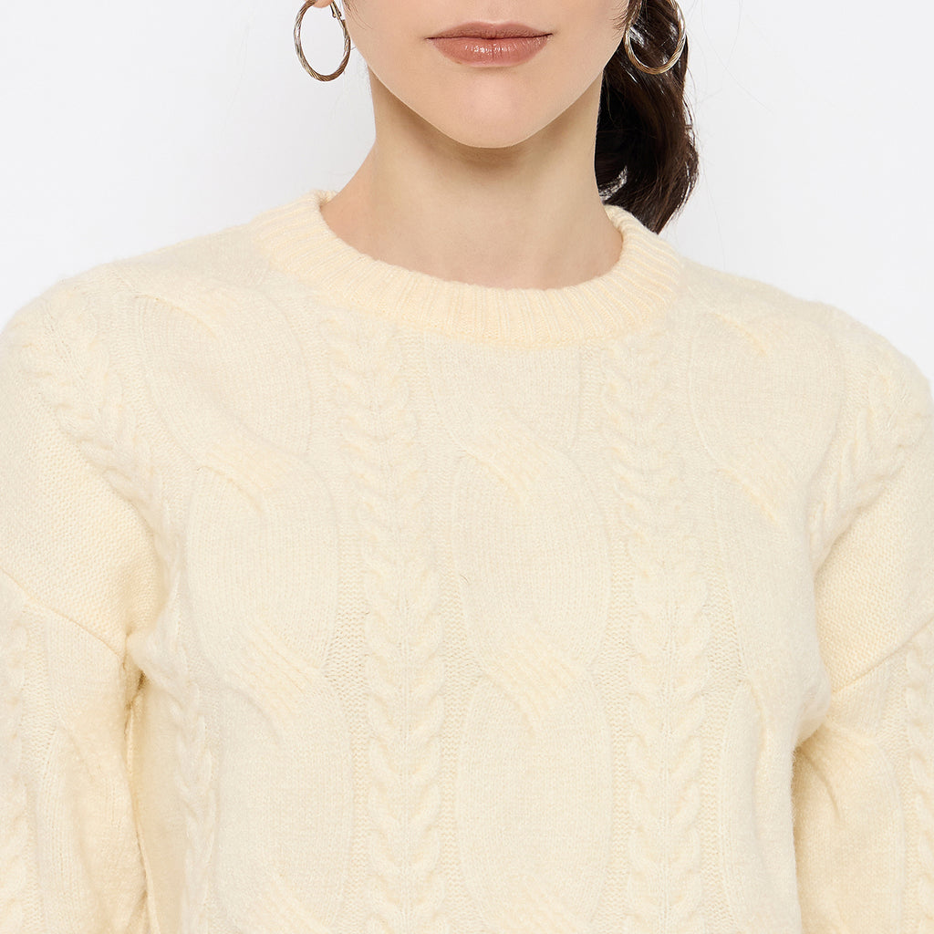 Duke Urban Women Full Sleeve Round Neck Pullover (SDS1369)