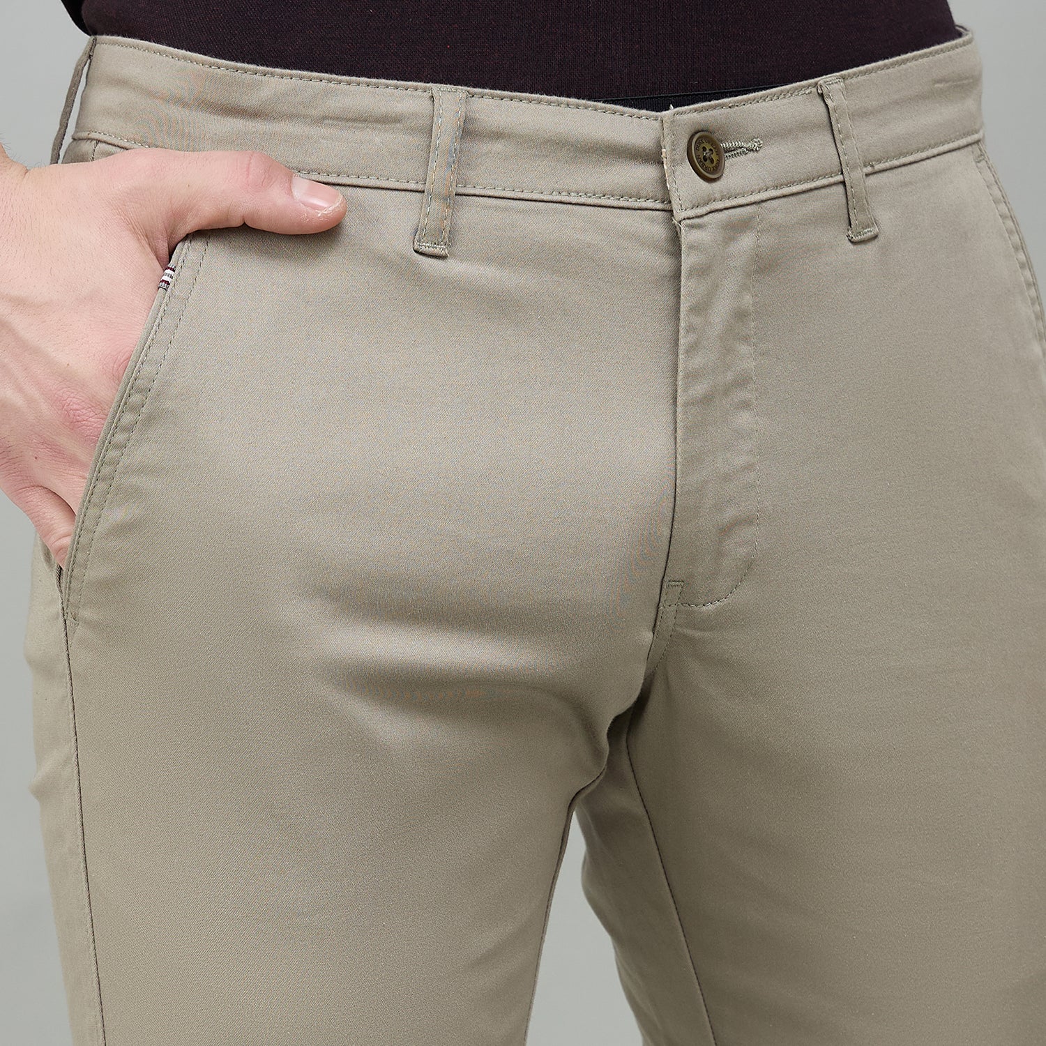 Duke Urban Men Flatfront Narrowfit Non-denim Casual Trouser (SDT4667)