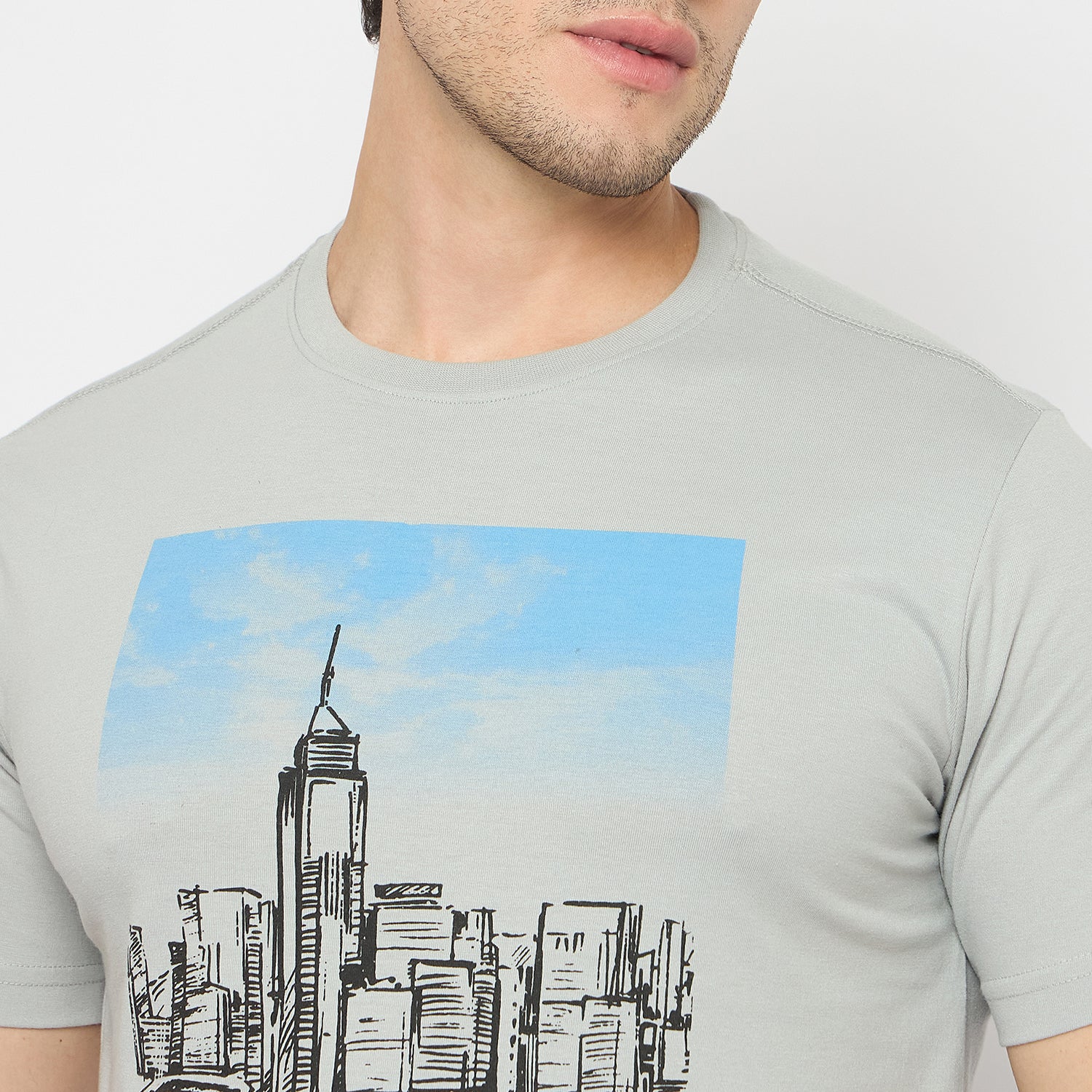 Duke Urban Men Half Sleeve Cotton Tshirt (LF7422)