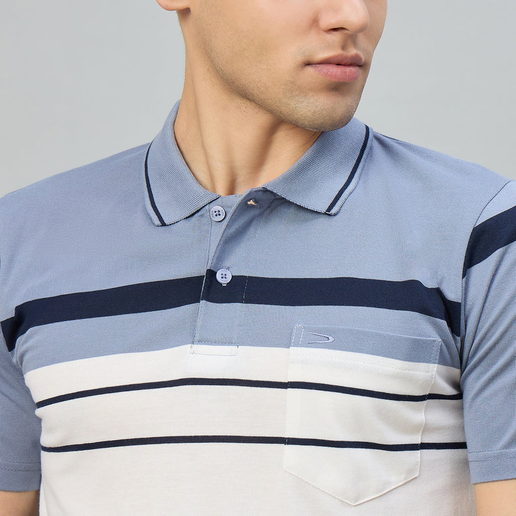 Duke Men Half Sleeve Cotton Regualr Fit Casual T-shirt (MLF1182)