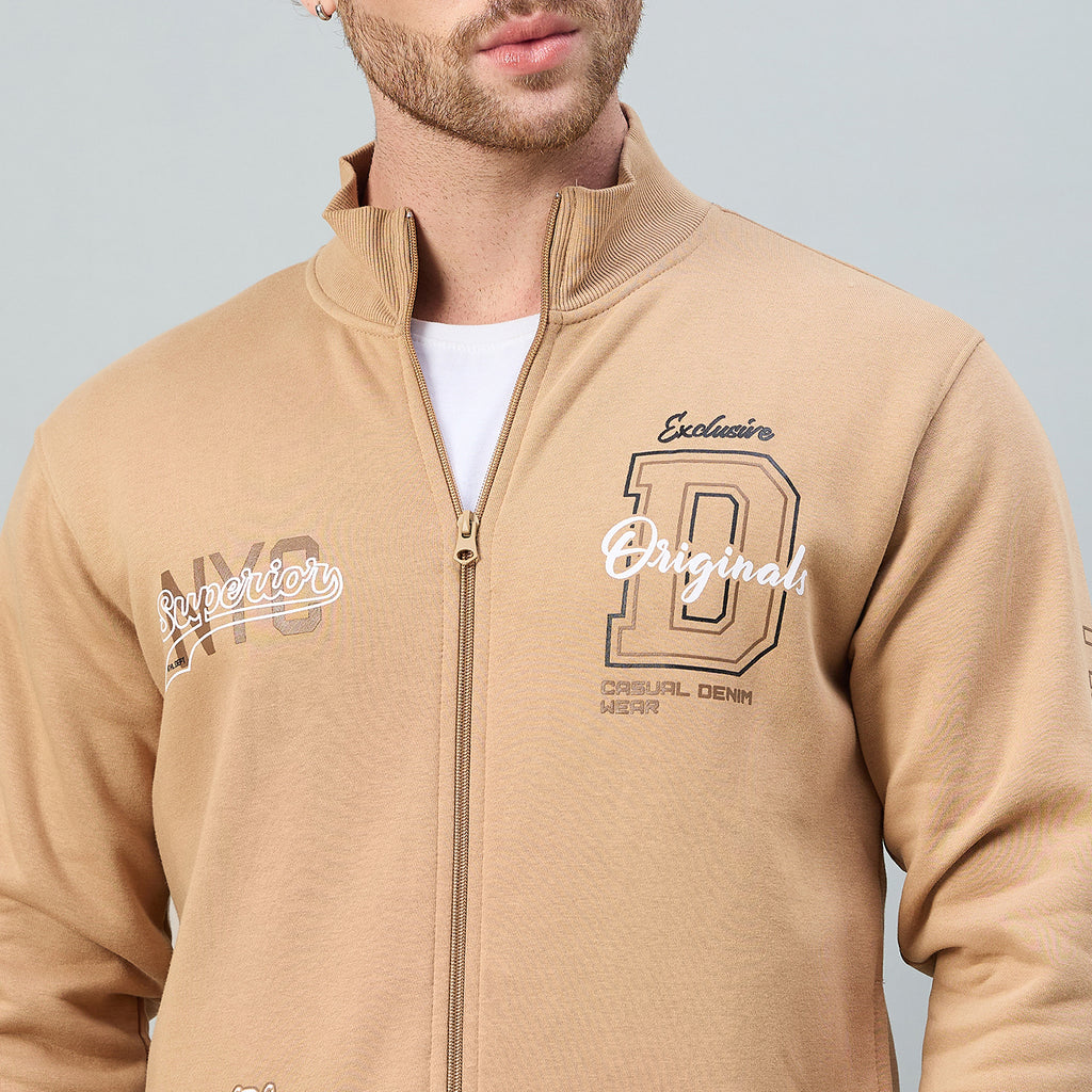 Duke Urban Men Full Zip Regular Sweathirt (LF6378)