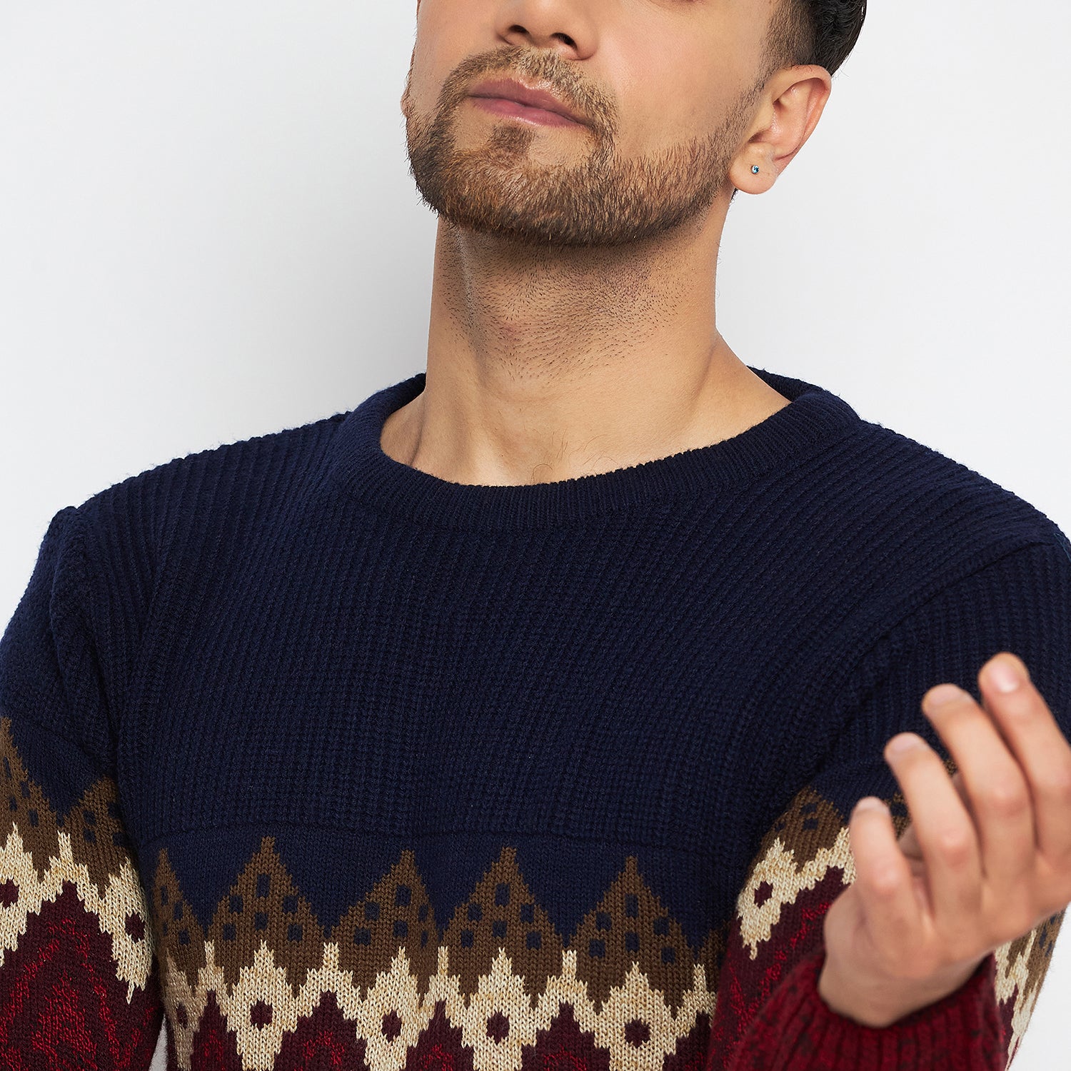 Duke Stardust Men Full Sleeve Round Neck Pullover (SDS648)