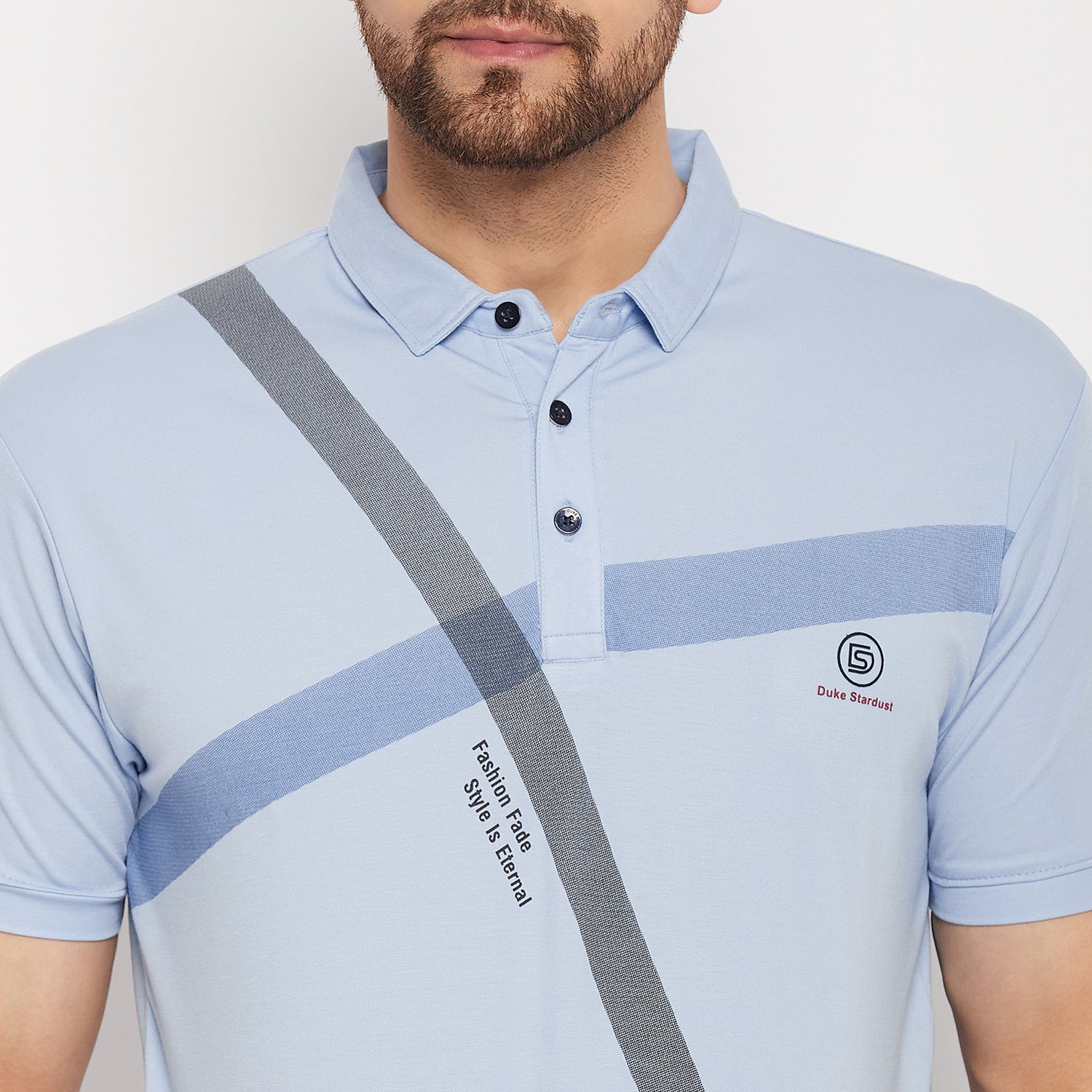 Duke Stardust Men Half Sleeve Cotton T-shirt (LF5857)