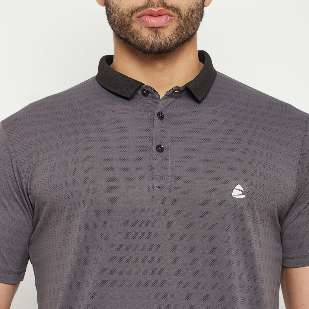 Duke Stardust Men Half Sleeve Polo Neck Cotton T-shirt (1600)