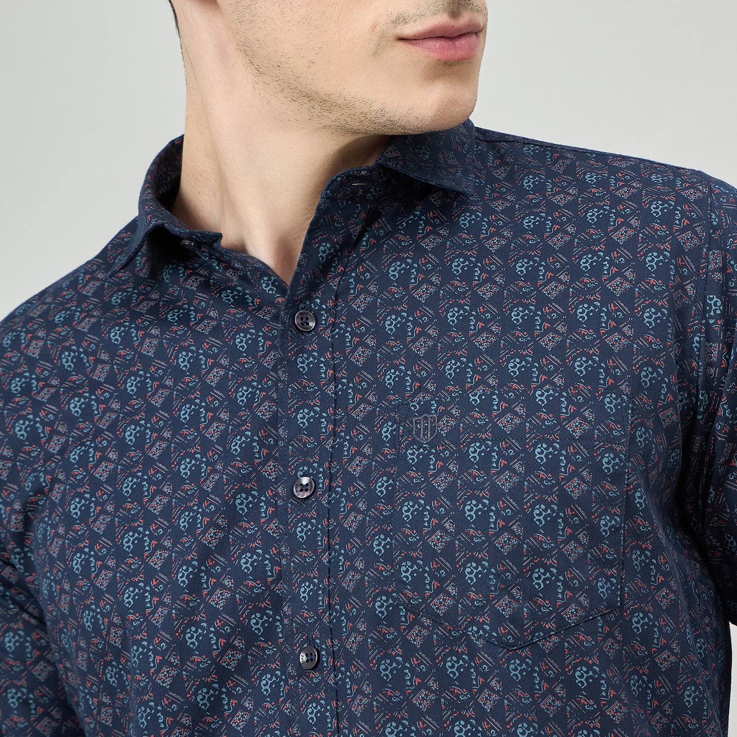 Duke Urban Men Full Sleeve Cotton Shirt (SDO8PRAY)