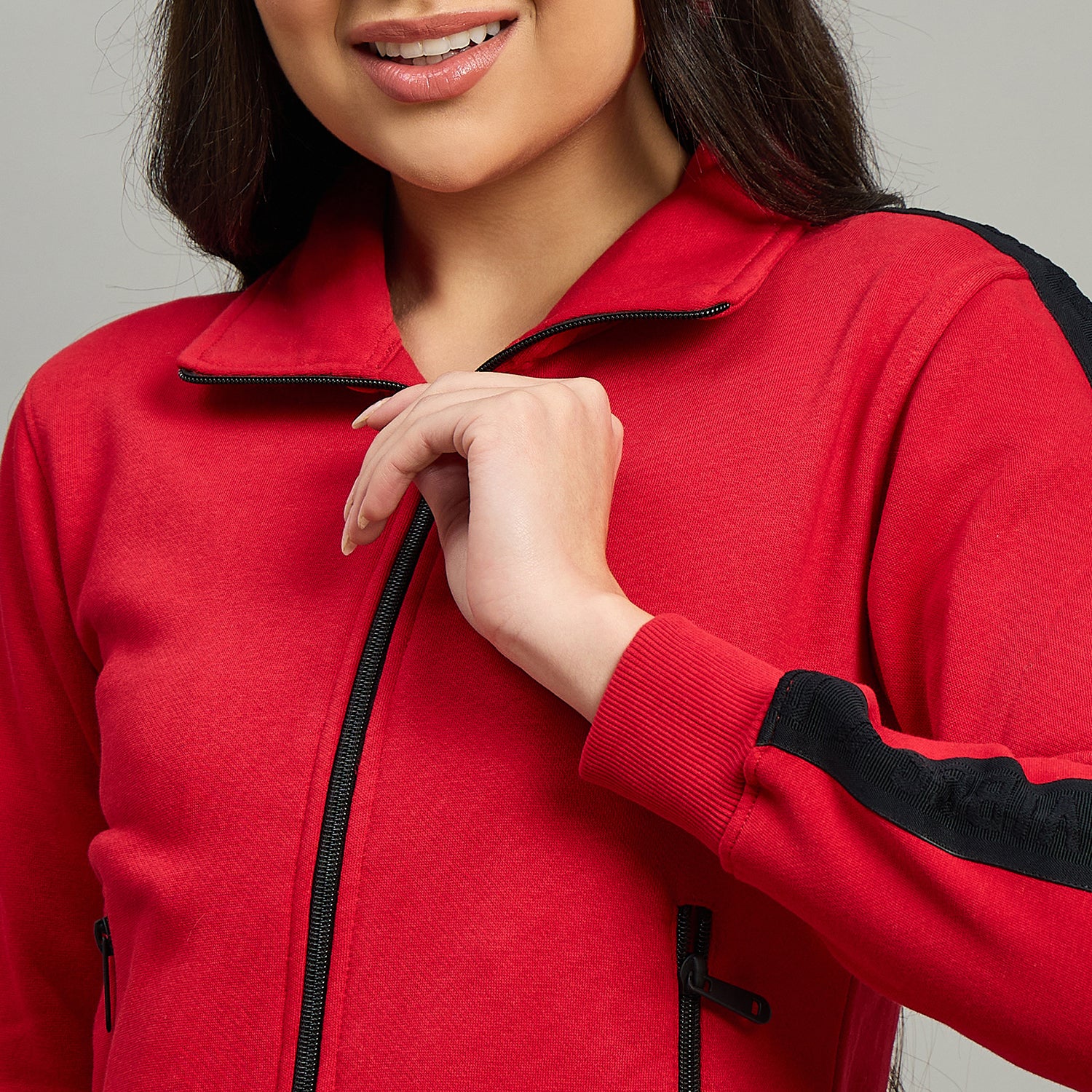 Duke Urban Women Full Zip Regular Sweatshirt (LFX5004S)