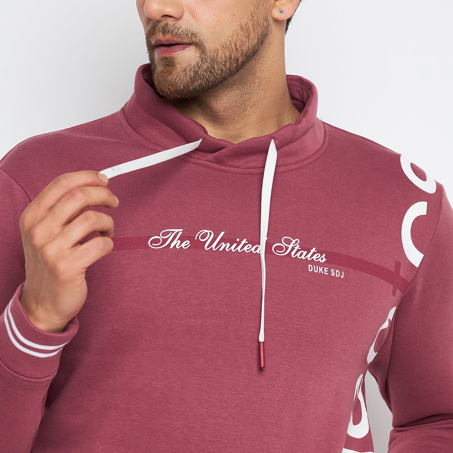 Duke Urban Men Cowl Neck Sweatshirt (LF6153)