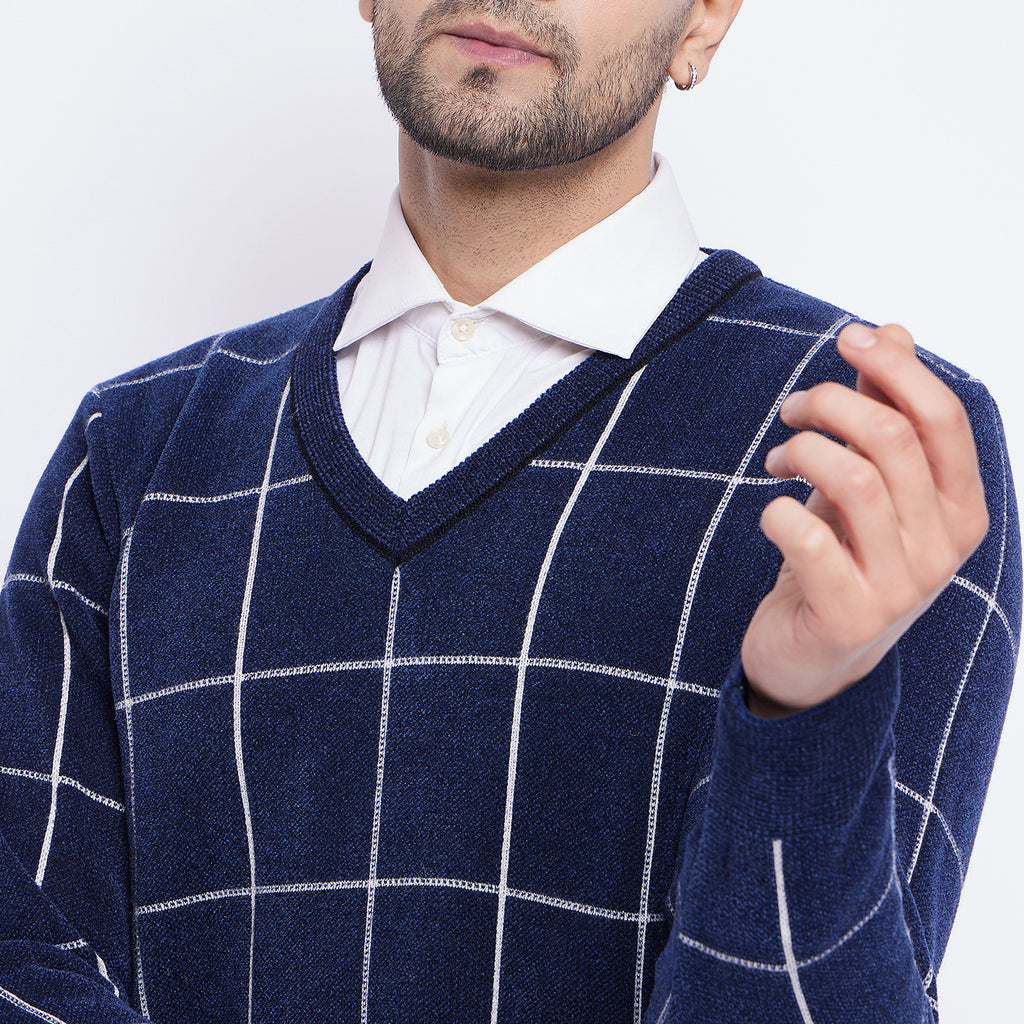 Duke Urban Men Full Sleeve V Neck Sweater (SDS2141)