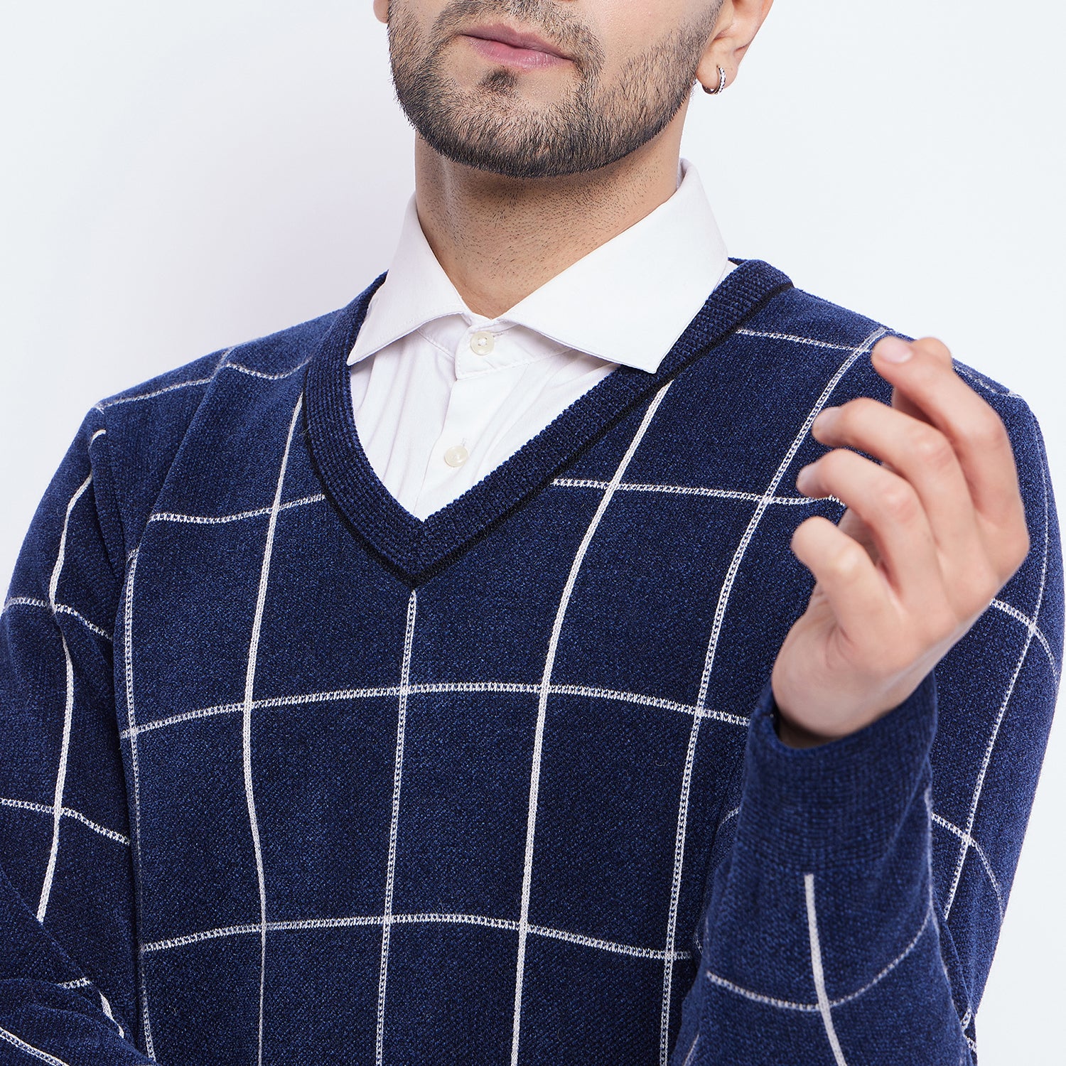 Duke Urban Men Full Sleeve V Neck Sweater (SDS2141)