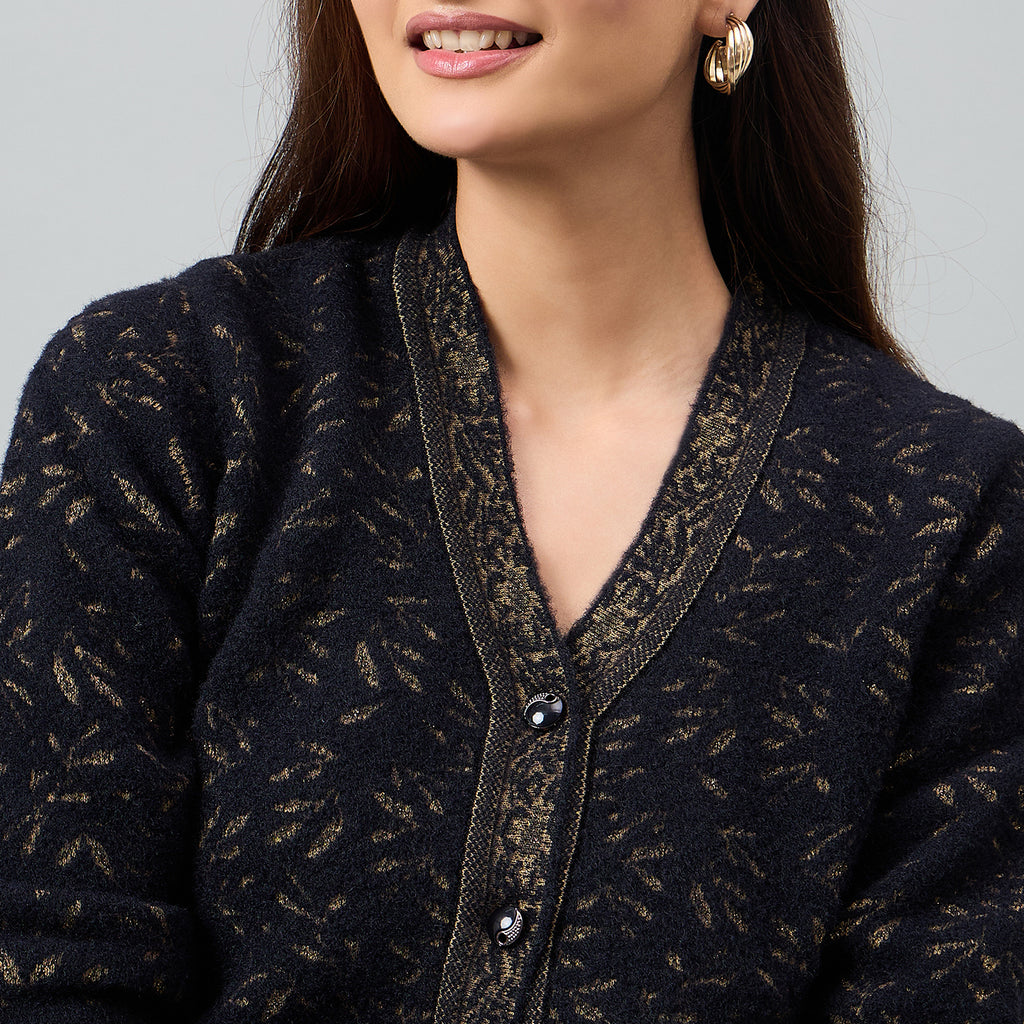 Duke Urban Women Full Sleeve Front Open Regular Cardigan (SDS1303)
