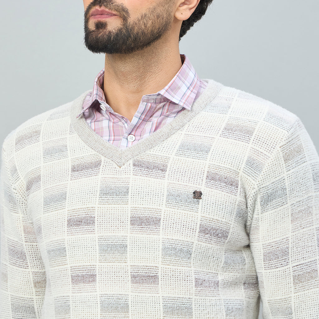 Duke Urban Men V-neck full sleeve sweater (SDS2245)