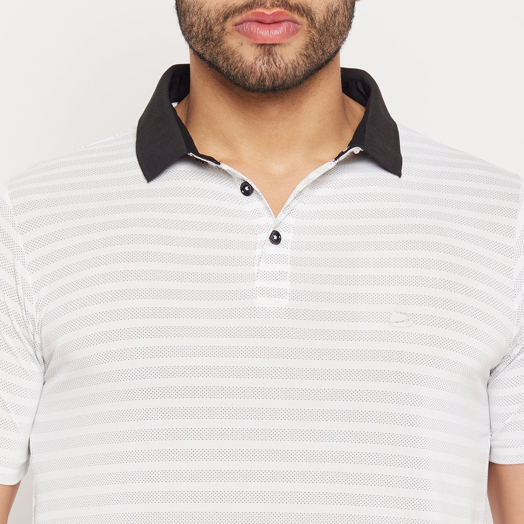 Duke Stardust Men Half Sleeve Polo Neck Cotton T-shirt (1600)