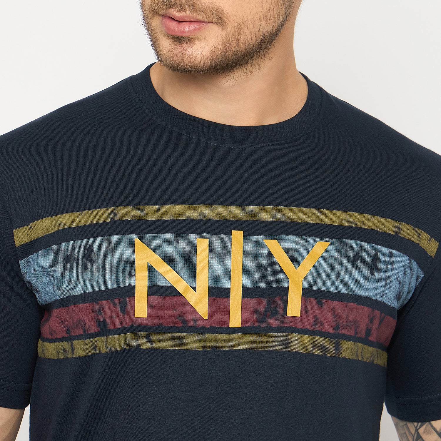 Duke Urban Men Half Sleeve Cotton Tshirt (LF7447)