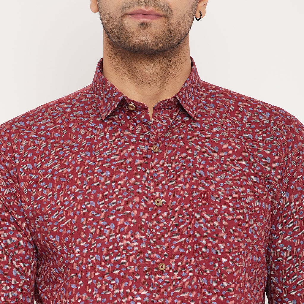 Duke Men Stardust Cotton Full Sleeve Shirt (SDO8PRS)