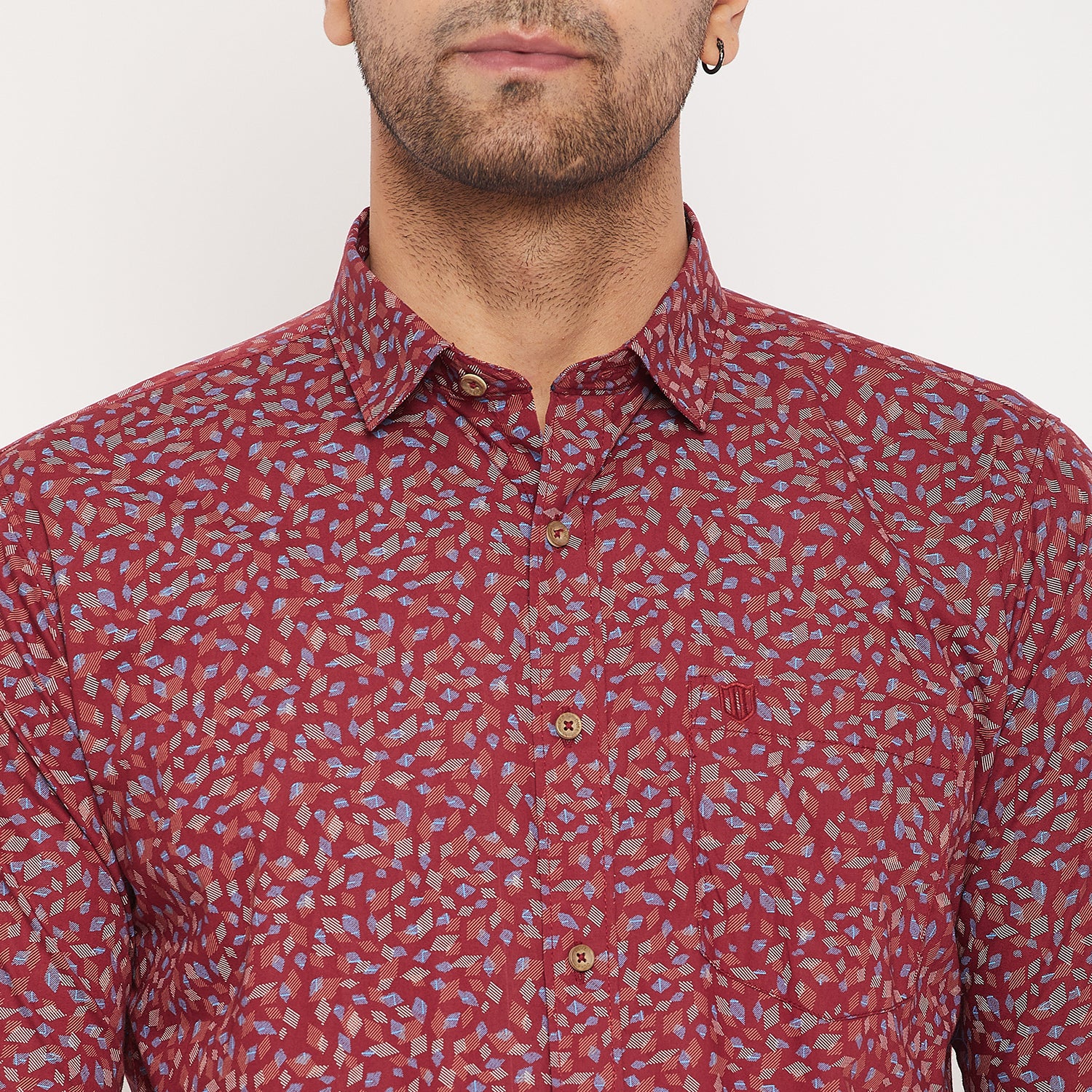 Duke Men Stardust Cotton Full Sleeve Shirt (SDO8PRS)